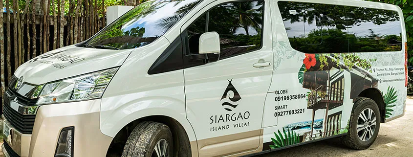 Siargao Island Villas Transport